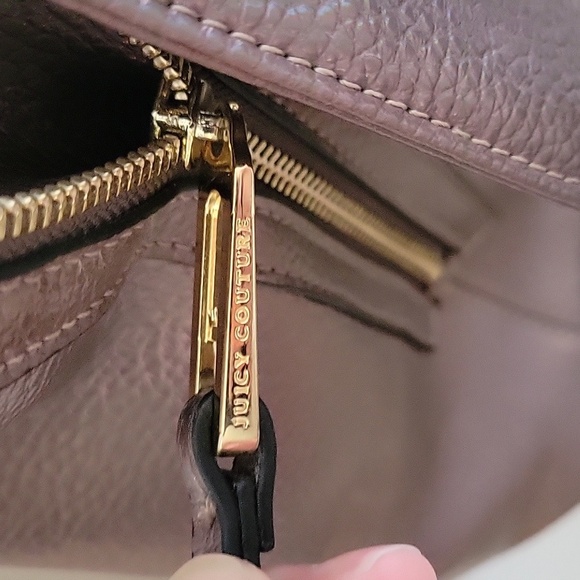 Y2K Juicy Couture Metallic Shoulder Bag with Gold Hardware - Picture 7 of 11